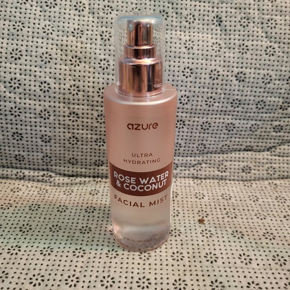 Azure Rose Water & Coconut Facial Mist Ultra Hydrating Azure Natural Skincare